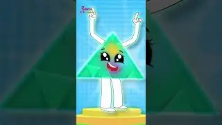 Shapes song | English Nursery Rhymes for Children | Galatta Kids | Square Circle Rectangle Triangle
