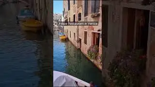 ✨ The Most Romantic Table in Venice | Hidden Canal-Side Restaurant in Italy 💕🇮🇹