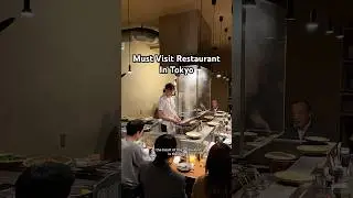 One of the BEST restaurants in Tokyo 🇯🇵 #tokyotravel #tokyofood #japanfood #tokyovlog