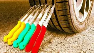 CAR EXPERIMENT 25_/Car vs Knife | Car asmr | Asmr Truck Crushing/PaK official IO very smart video///