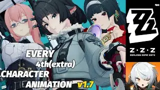 Every 4th(extra) Character Switch Animation So Far - Zenless Zone Zero - v1.7