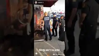 Adam22 witness a bird scooter accident