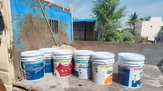 Exterior Wall & Roof Waterproofing Using Birla Opus AllDry | Real Site Demo @birlaopus @asianpaints