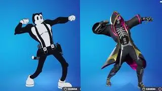 [New] Skulldrifter doing Funny Built In Emotes in Fortnite #1
