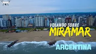 Volando sobre Miramar Buenos Aires Argentina DRONE FOOTAGE