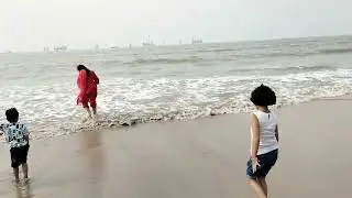 Juhu# beach #⛱️ like# and #subscribe# Aanchal ki duniya#