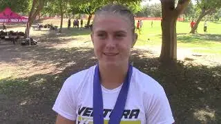 Aelo Curtis of Ventura 1st Place Bill Buettner Girls Championship at ASICS Clovis Invitational