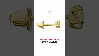🔒 Gold Screw-Back Earrings for Kids | Safety & Style Combined!