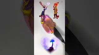 Zootopia2 Color Mixing | Guess the mixed color #zootopia2 #judyhopps #satisfying #colors#colormixing