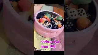 Healing with Colors 🌈Colorful Box from Waste #shorts #shortvideo #trending #ytshorts #yt #diy #clay