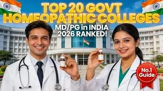 Top 20 Government Homeopathic Medical Colleges for MD/PG in India 2026 | AIAPGET Complete List