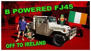FJ45 с двигателем B на пути в Ирландию.