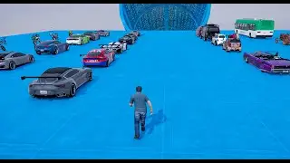 GTA 5 ULTA RAMP | Super Cars Jumping | - GTA 5 Ultra Ramp Challenge