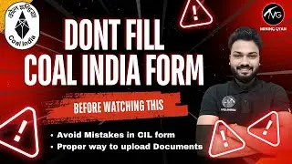 Fill CIL MT Form in 10 Minutes || Full Details || Important Documents || Mining Gyan