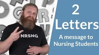 2 Letters Kept Me Going In Nursing School (motivation for nursing students)