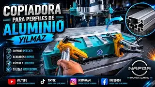 🕵️‍♂️COPIADORA PARA PERFILES DE ALUMINIO YILMAZ👷‍♂️