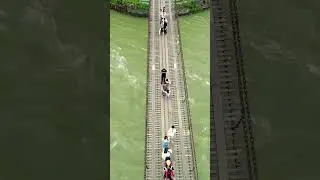 Luding Bridge in Sichuan Province #travel #discoverchina