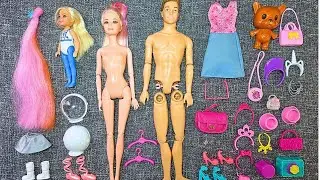 13 Minutes Satisfying Barbie Doll Unboxing ASMR | Fashion Dolls, Accessories & Playset