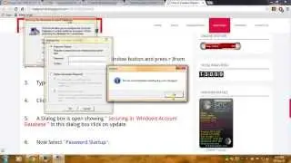 How to Create a Password Before Login Screen in Windows Xp,Vista,7,8,8.1