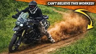 Why is it so hard to slide a big adventure bike | Ride With Me OFFROAD S1E6