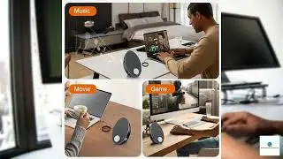 Review - BUSP-HYY Computer Speakers for Desktop PC - Portable Plug-N-Play Laptop Bluetoot