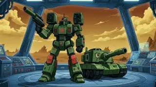 TANK CARTOON - TANK ROBOT - TANK BATTLE - TANK WARRIOR - TANK TOP _ TANK ANIMATION _ TANK PHASE 16.