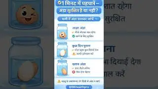 Quick Way to identify Fresh Egg And Rotten Egg #yt #eggs #fresheggs #eggworks #ytshorts #bestegg