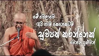 මේ වෙලාවෙ අපි හැම කෙනෙකුටම සුවපත් කරන්නෙක් වෙන්න පුළුවන්