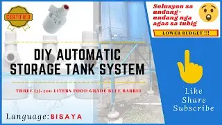 | 3-BARREL_HOW TO MAKE AUTOMATIC WATER STORAGE TANK SYSTEM USING  AUTOMATIC WATER LEVEL CONTROL|