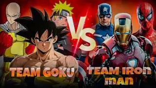 Avengers VS Anime in WWE 2K25 Simulation