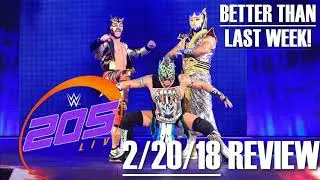 WWE 205 LIVE REVIEW/RESULTS 2/20/18 || THIS IS WHAT 205 SHOULD BE?! |