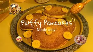 Cozy Morning | Making a Fluffy Pancake with Spoon Measurement 🥄✨