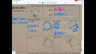 Are and angles