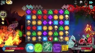 Playing Puzzle Quest 3 on my Level 50 Necromancer main. This game is addictive lol #adamsapphire 