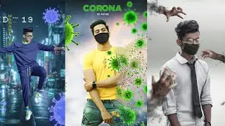 Coronavirus Editing Picsart | COVID-19 Photo Editing Picsart | Corona Photo Edit
