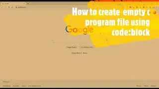 How to create an empty .c file using Code:Block