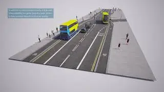 BusConnects Bus Gate Simulation