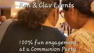 100 % fun engaging activities at a Communion Party only by Claver the Fun Guru 