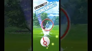 Rare LEGENDARY Thundurus! #pokemongo #thundurus #tokyo #pokemon #legendary #legendarypokemon  #rare