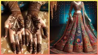 Ai Maha is live!!trending name art mehndi design with first letter , trending art