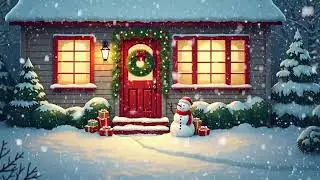 Cozy Winter Evening ❄️ Soothing Jazz ❄️ Snow Falling 12