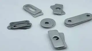 Manufacturing process of Non-standard solar photovoltaic accessory gasket two holes washer