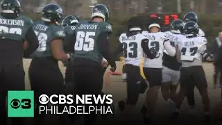 Philadelphia Eagles RT Lane Johnson returns to practice before playoffs
