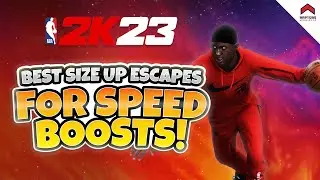 NBA 2K23 Best Size Up Escape Speedboost Moves : How to Dribble Tutorial 2K23 !