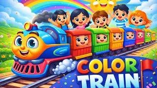 Color Train song | Learn colours with choo choo train | nursery rhymes for kids | rymokids