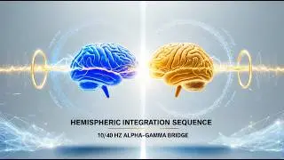 Hemispheric Integration Sequence | 10/40 Hz Alpha-Gamma Bridge