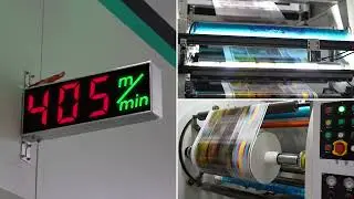 Servo and sleeve CI flexo printing machine gearless central drum flexographic printer