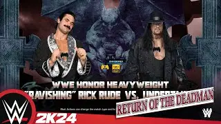 WWE Return Of The Deadman 2024 - ''Ravishing'' Rick Rude VS Undertaker