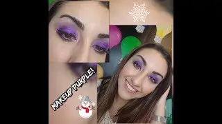 MAQUILLAJE EN TONOS MORADOS paletas Gotymakeup nabla y guylond / PURPLE MAKEUP