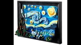 Lego Ideas 21333 Vincent van Gogh - The Starry Night I Speed Build